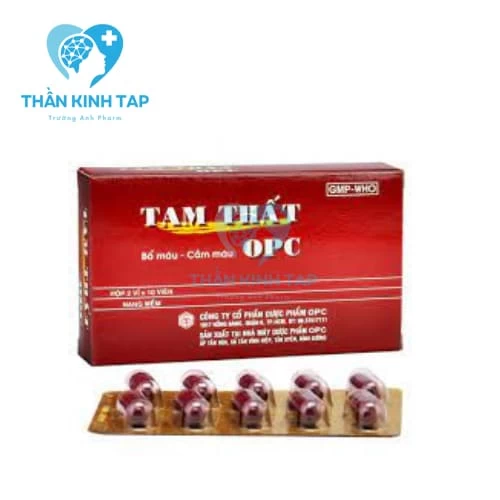 Tam thất OPC - Thuốc điều trị các chứng xuất huyết và thiếu máu